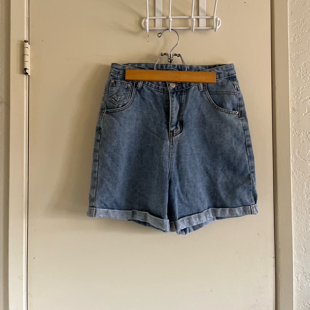 SHEIN High-Wasted Jean Shorts